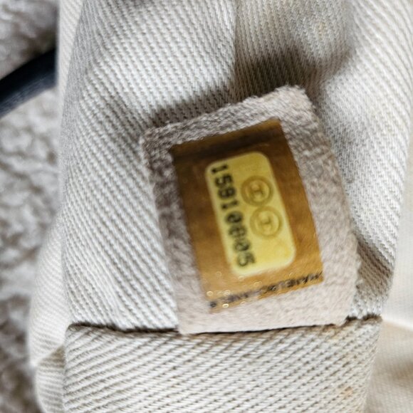 EUC Chanel Blue Lambskin with Quilting & Silver chains Tote Bag - Picture 7 of 17